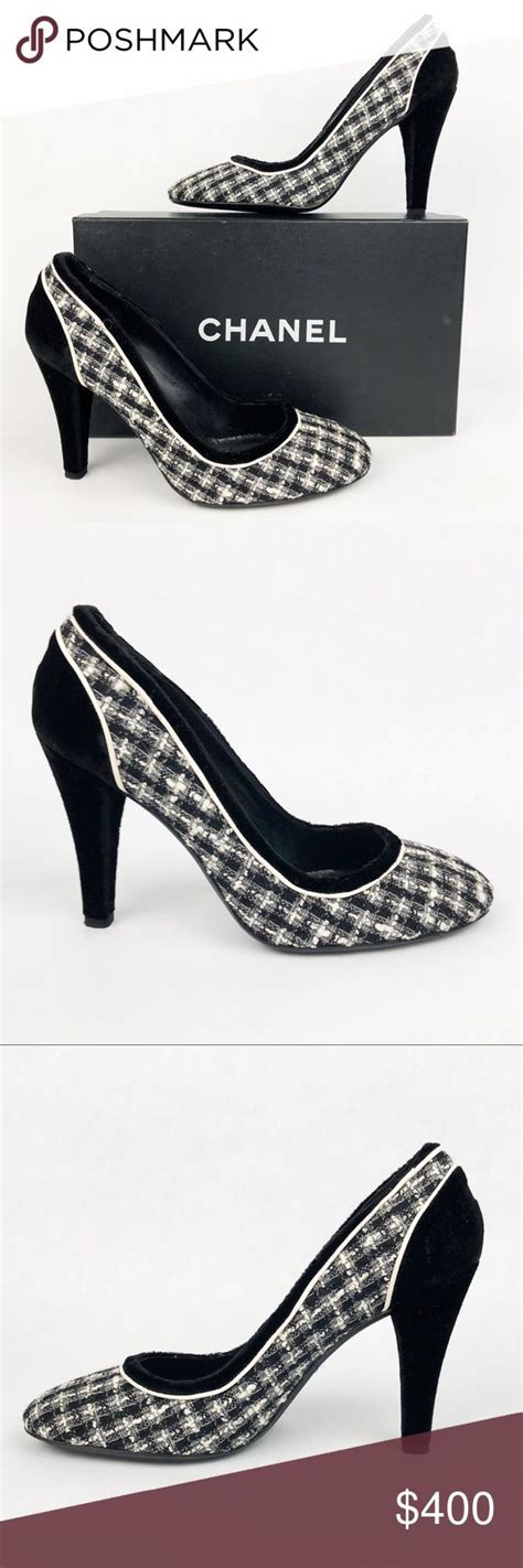 chanel tweed pumps|chanel pumps.